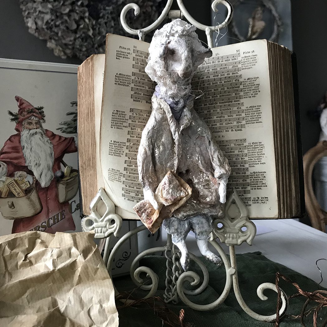 sheep cotton Christmas ornament