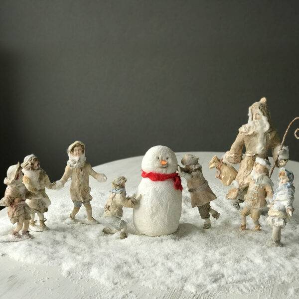 Handmade Christmas Snowman Doll