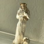 The shepherd with his sheep