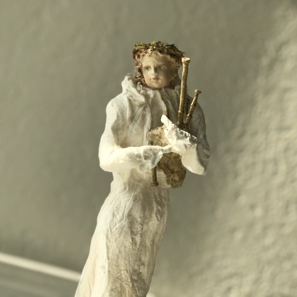 The shepherd of the handmade Nativity Set