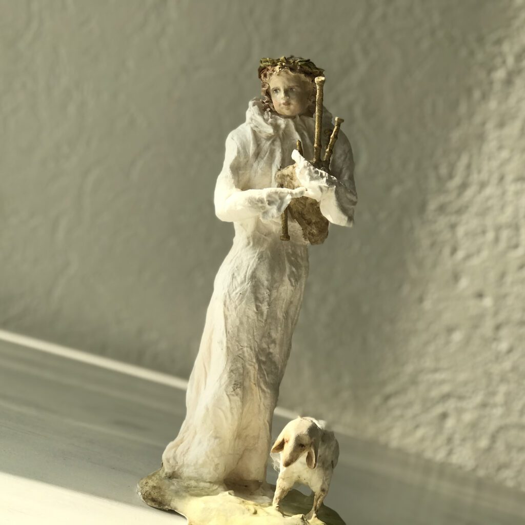 The shepherd with his sheep 2