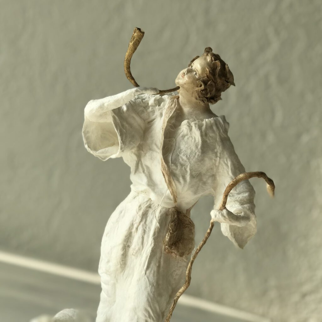 one of the shepherd calling by his horn