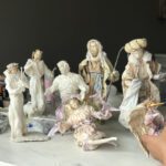 handmade Nativity Set in processing