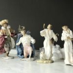 handmade Nativity characters in processing