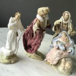 Nativity characters in a profile angle