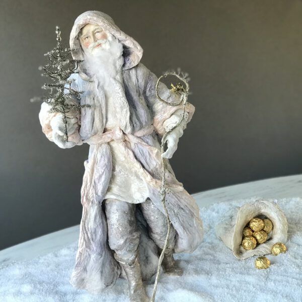 Handmade Santa Claus Sculpture