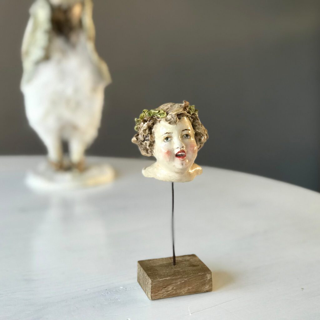 classic handmade doll face