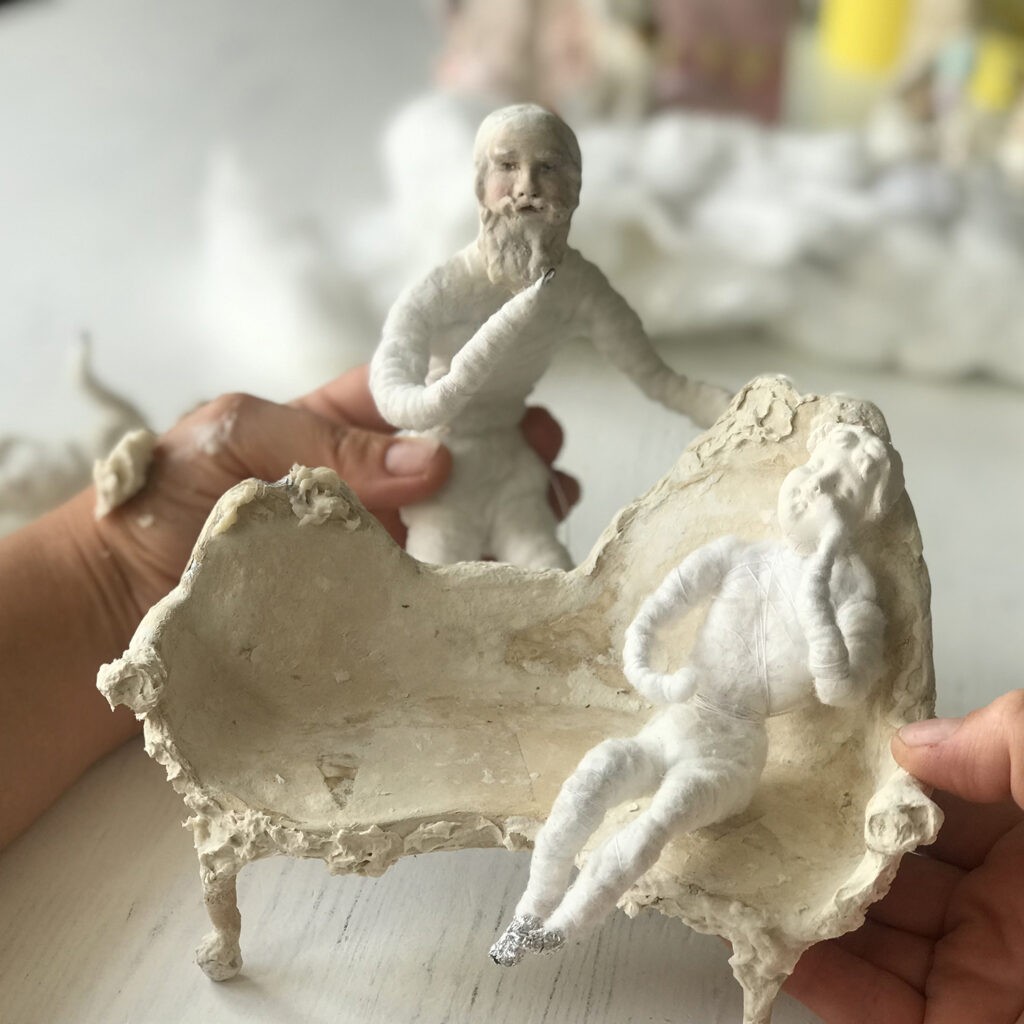 How To Make Miniature Sofa