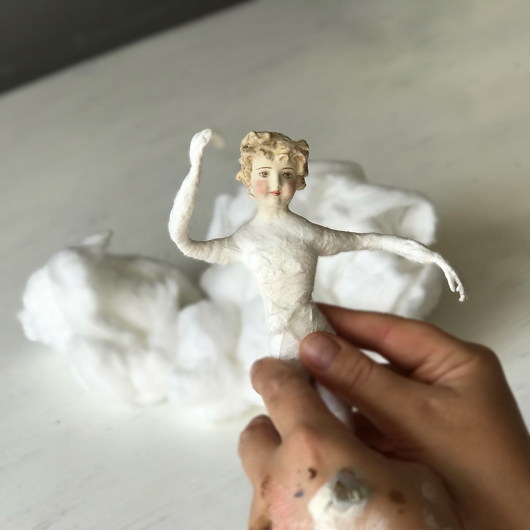 handmade vintage fashion doll
