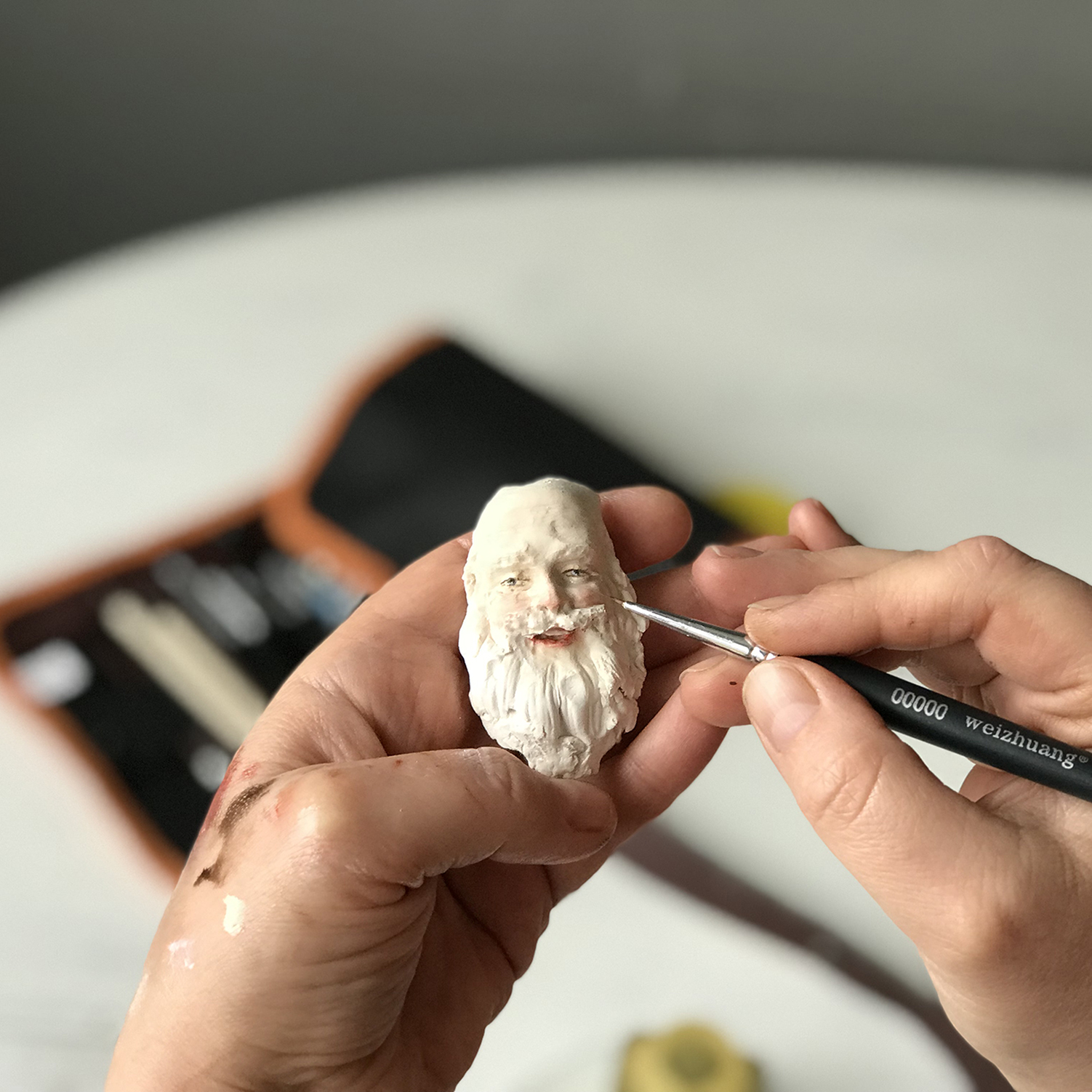 Handmade Christmas Sleigh Doll