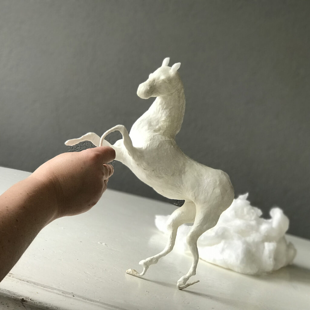handmade cotton horse doll