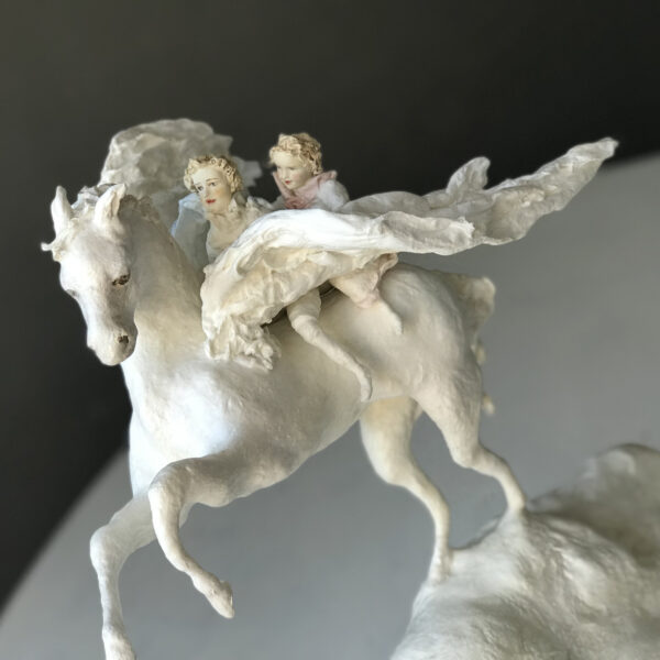 Handmade Horse Textile Sculpture