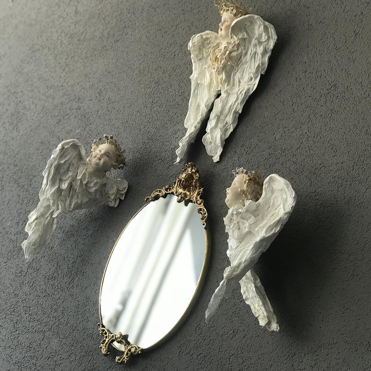 Handmade Decorative Angels Set